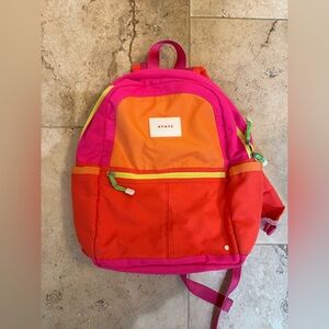 State Kids' Kane Neon Pink and Orange Backpack